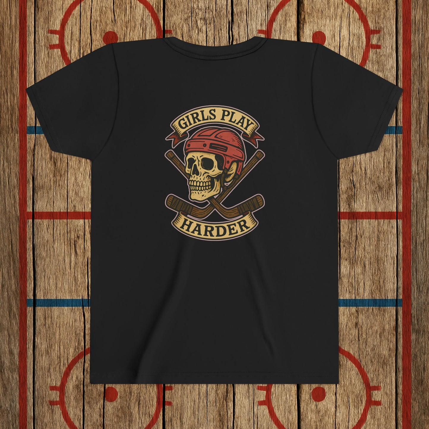 Youth "Girls Play Harder” Tee