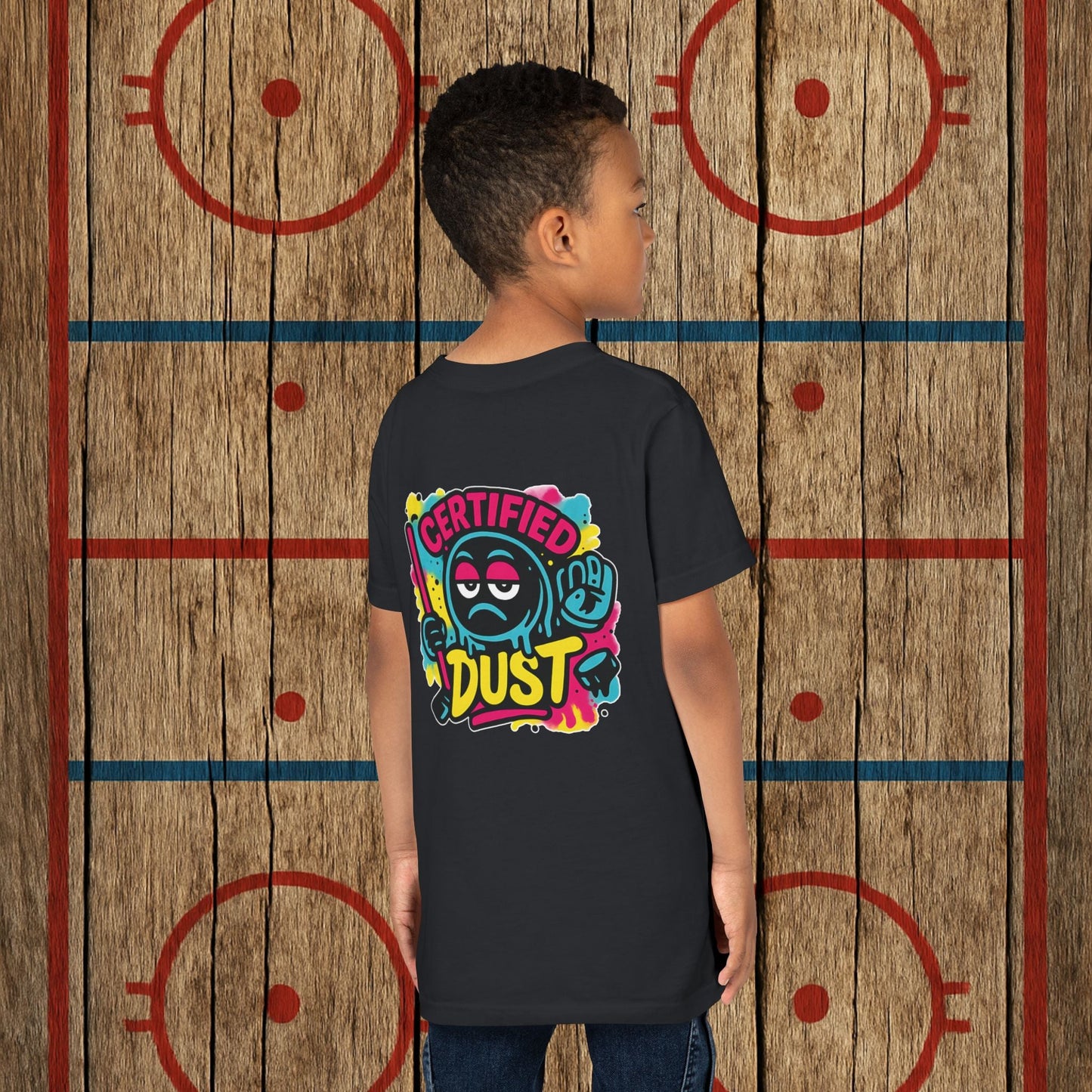 Certified Dust Youth Tee – Built for the Rink Rats
