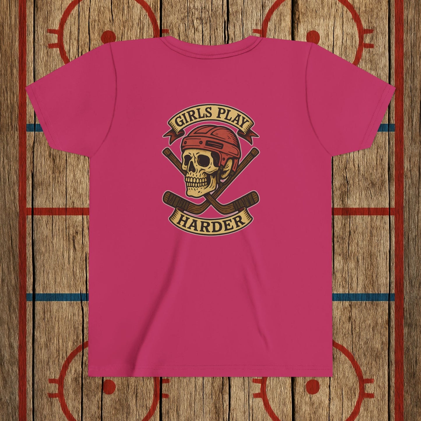 Youth "Girls Play Harder” Tee