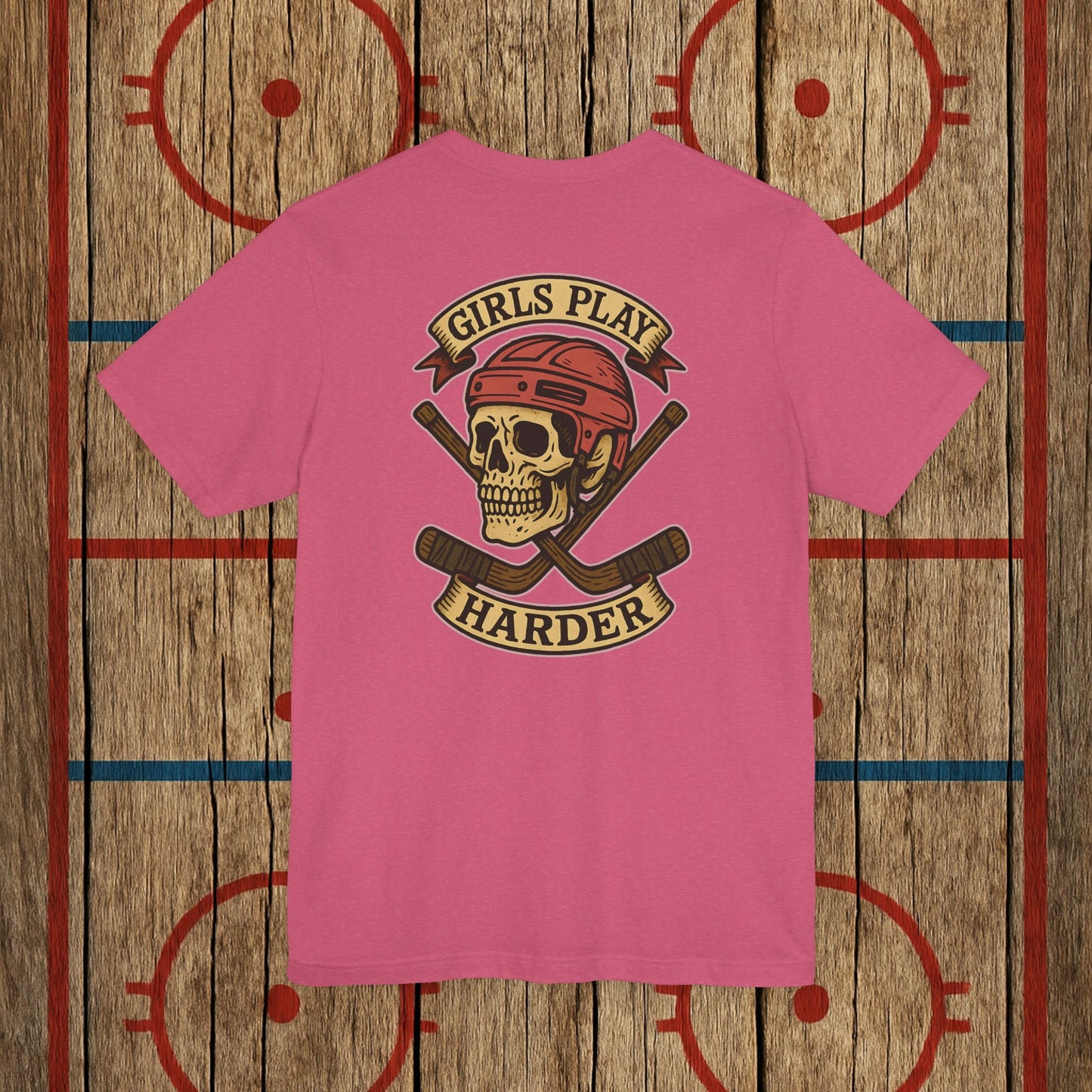 “Girls Play Harder” Adult Tee