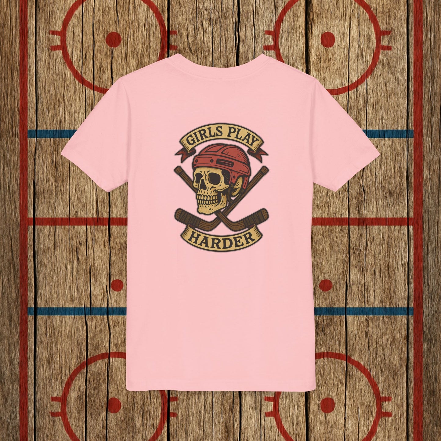 Youth "Girls Play Harder” Tee