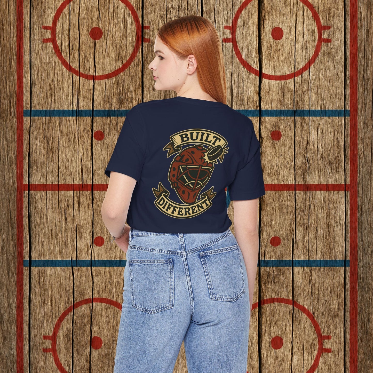 “Built Different” Adult Goalie Tee