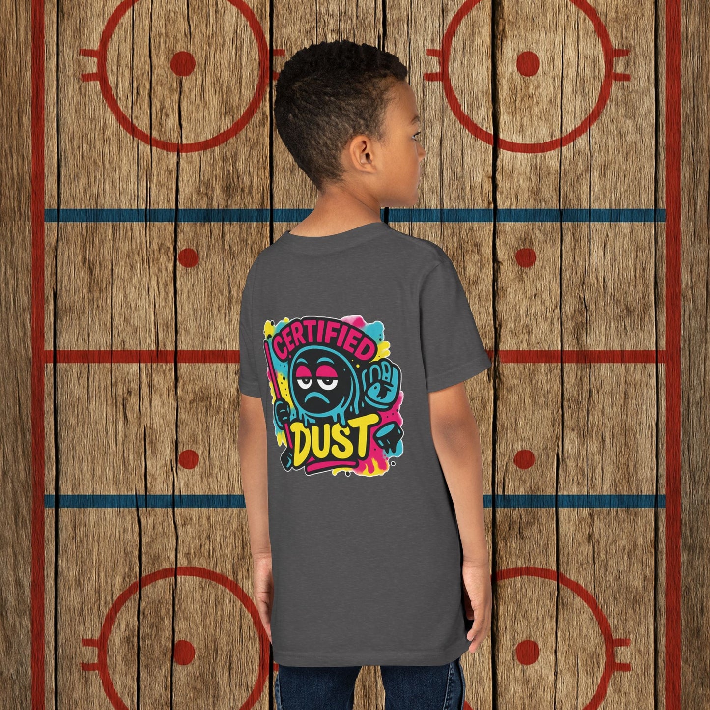 Certified Dust Youth Tee – Built for the Rink Rats