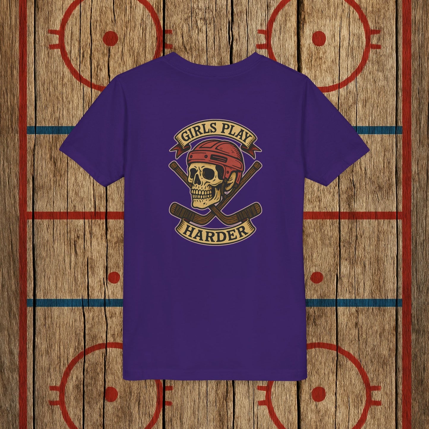 Youth "Girls Play Harder” Tee