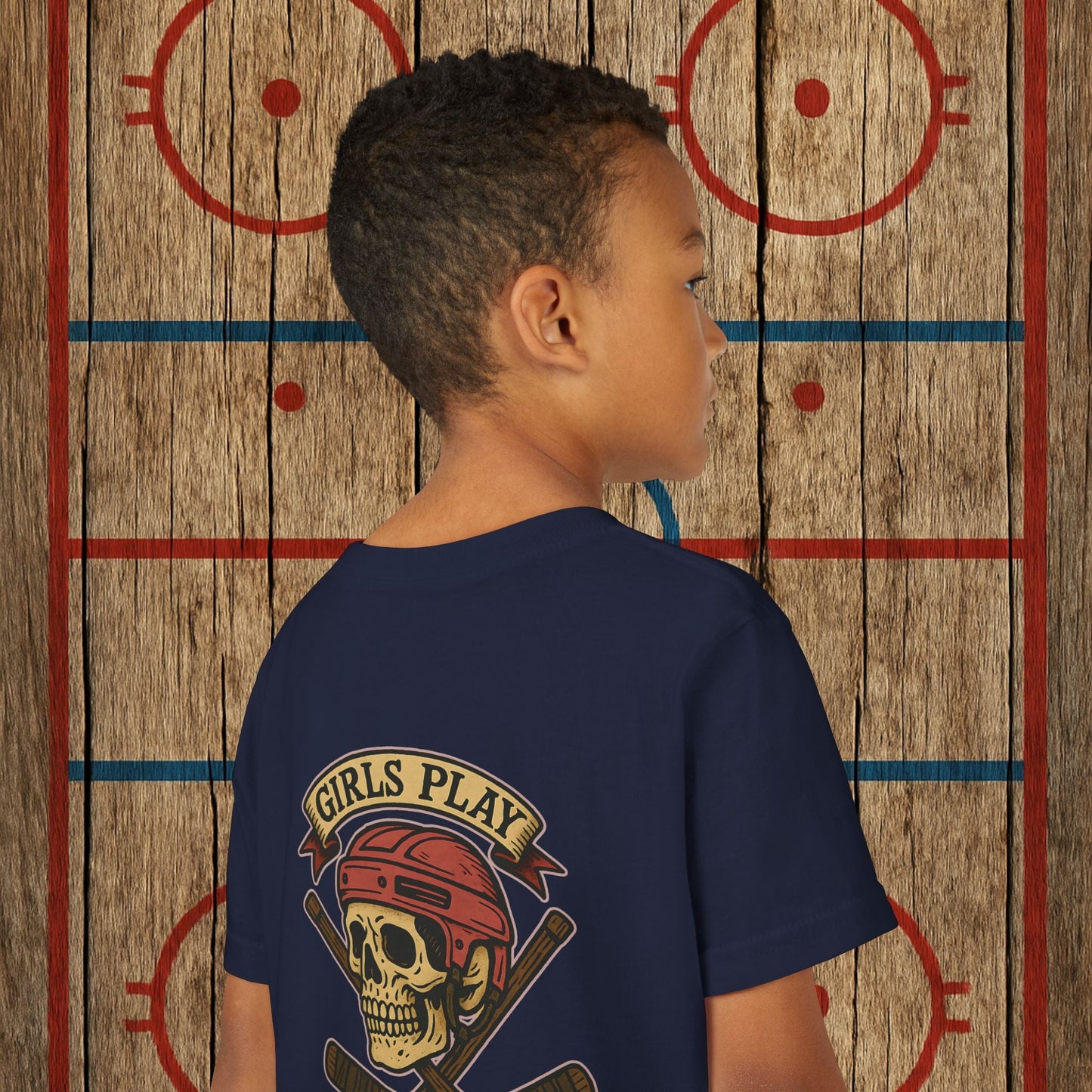 Youth "Girls Play Harder” Tee