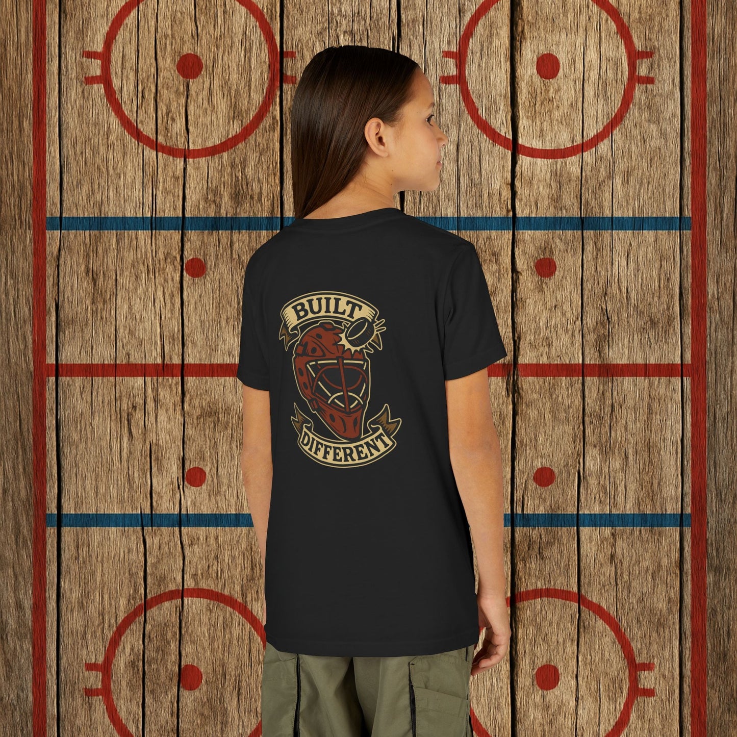 Youth “Built Different” Goalie Tee