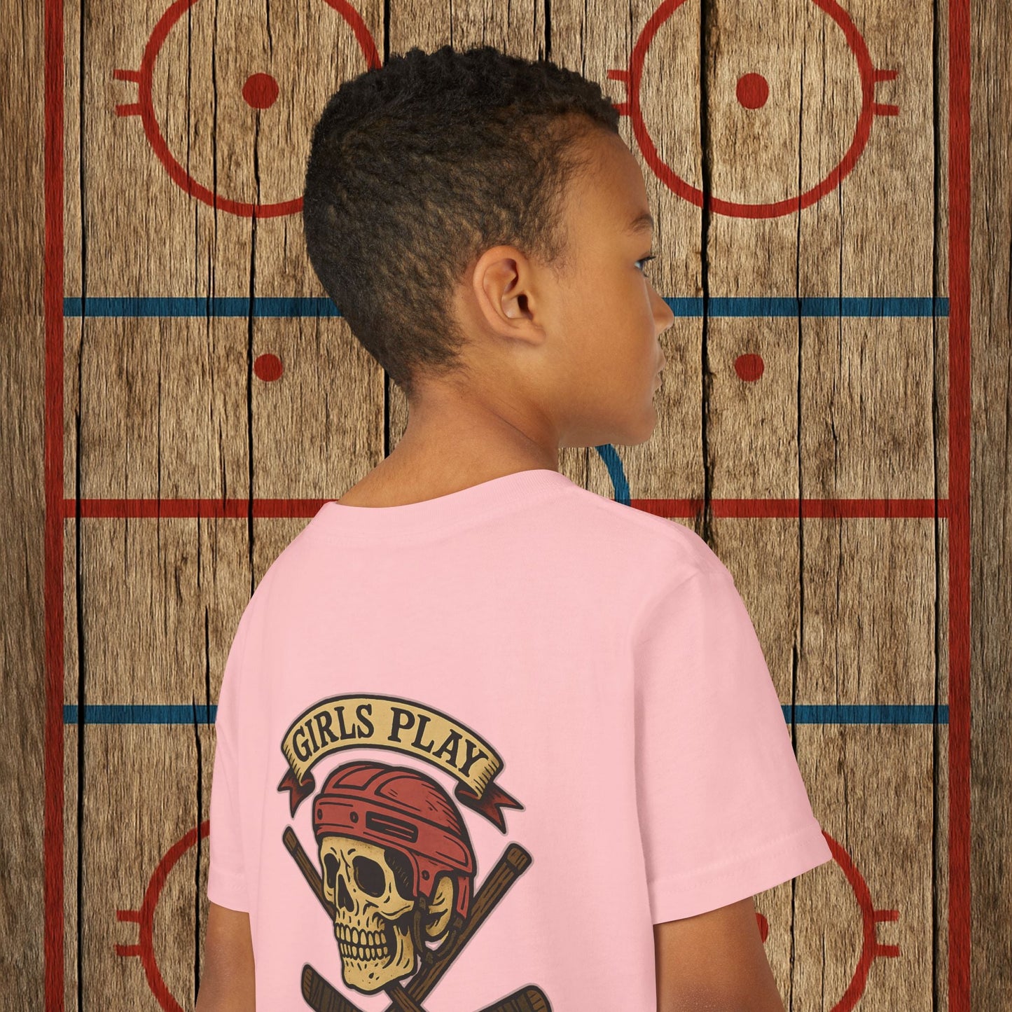 Youth "Girls Play Harder” Tee