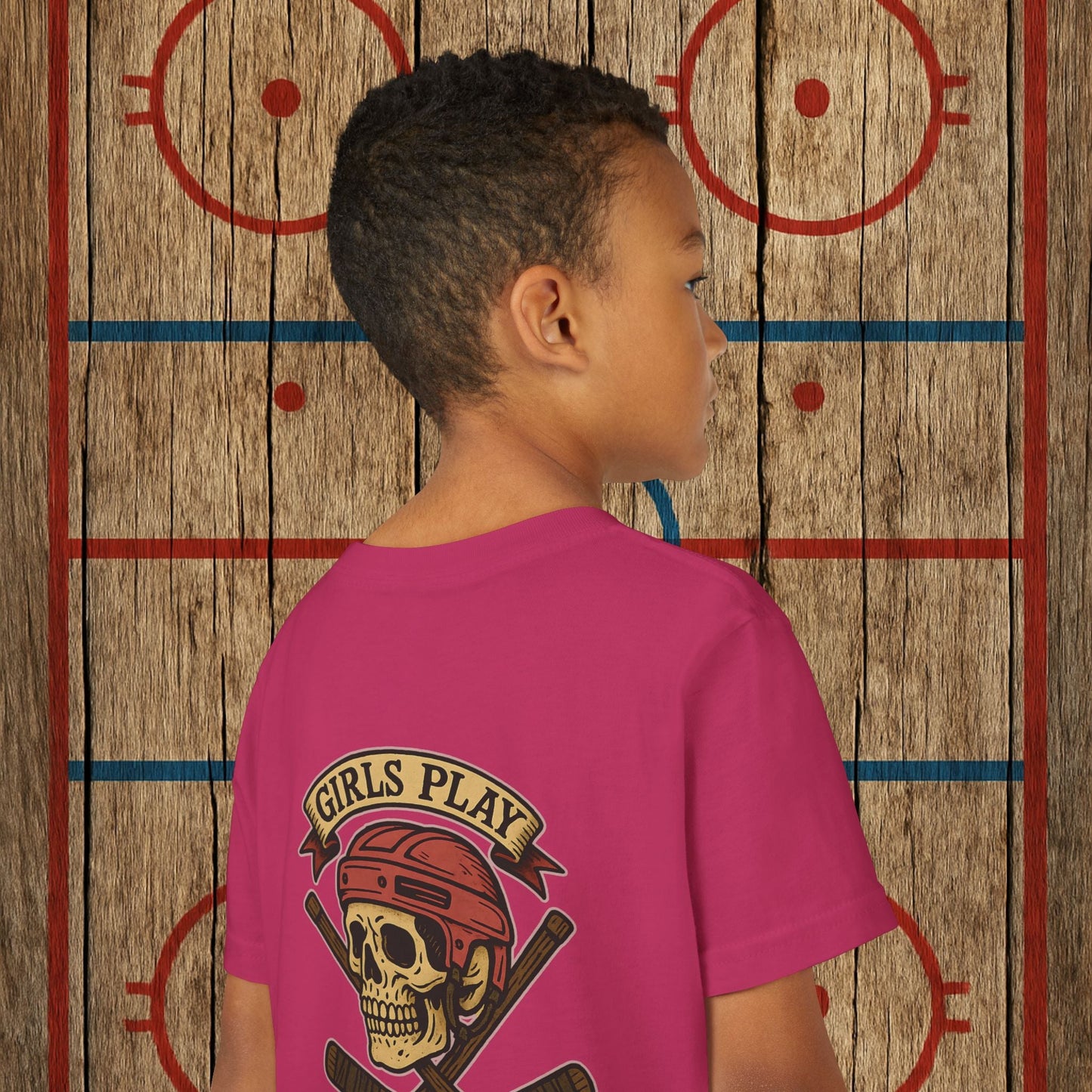Youth "Girls Play Harder” Tee