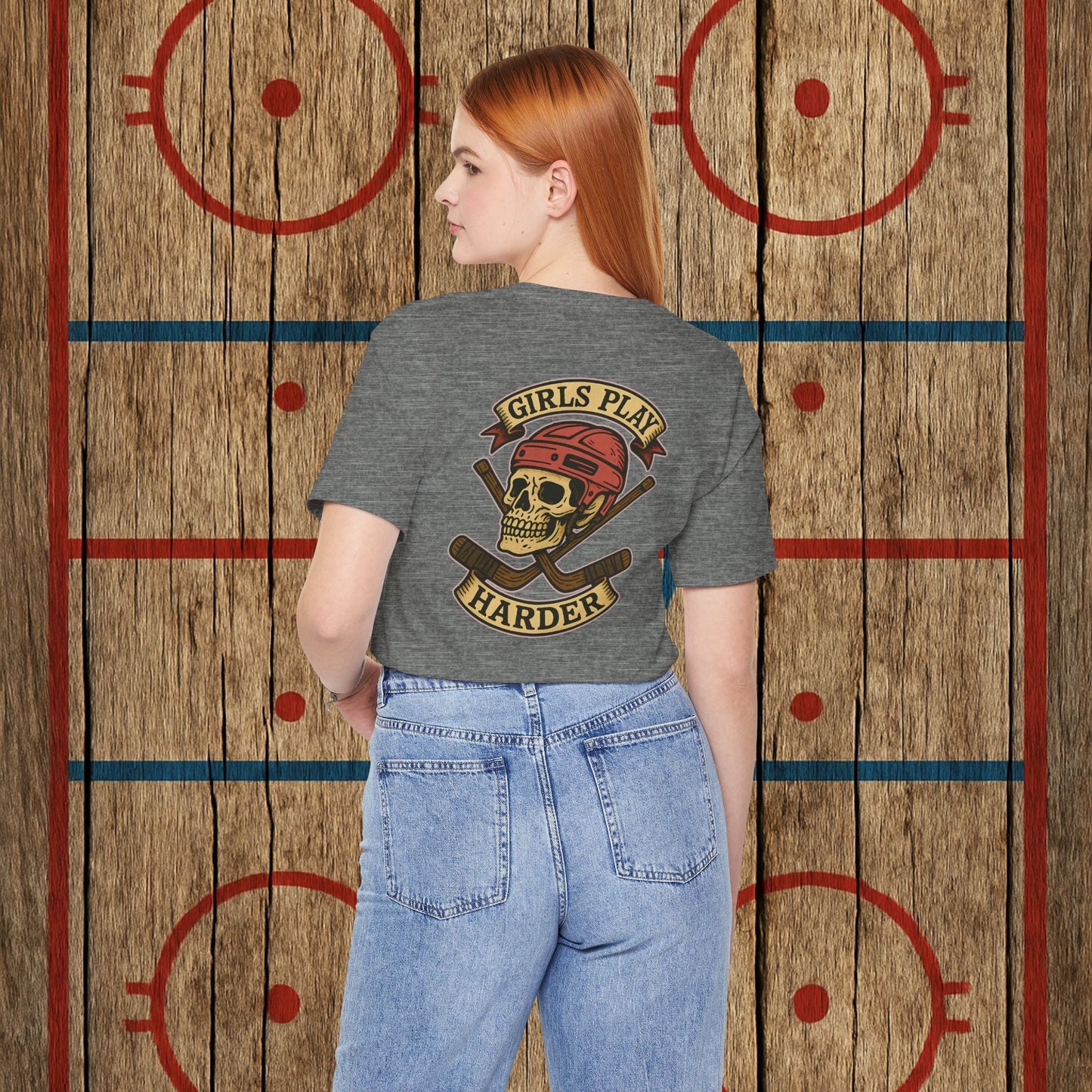 “Girls Play Harder” Adult Tee