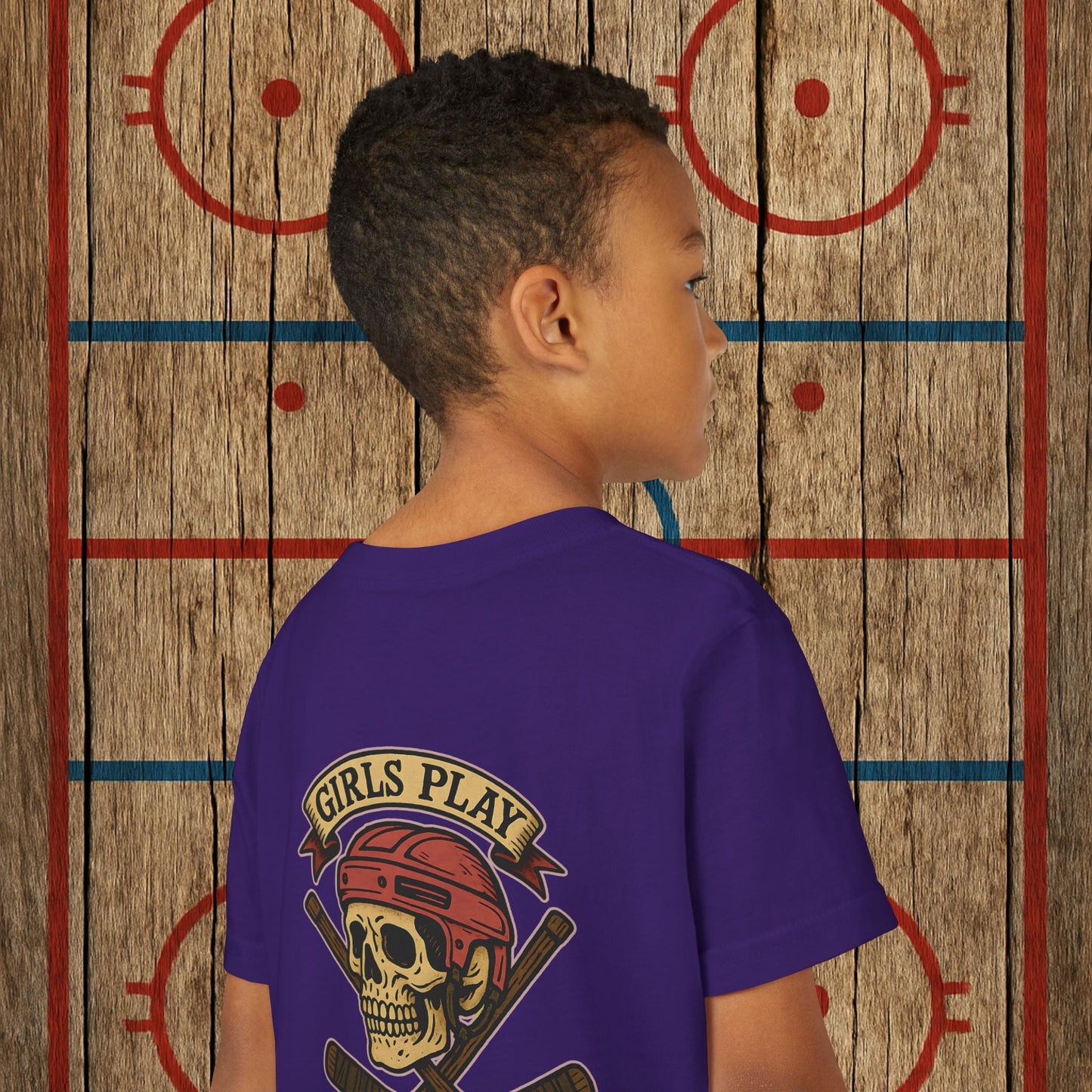 Youth "Girls Play Harder” Tee