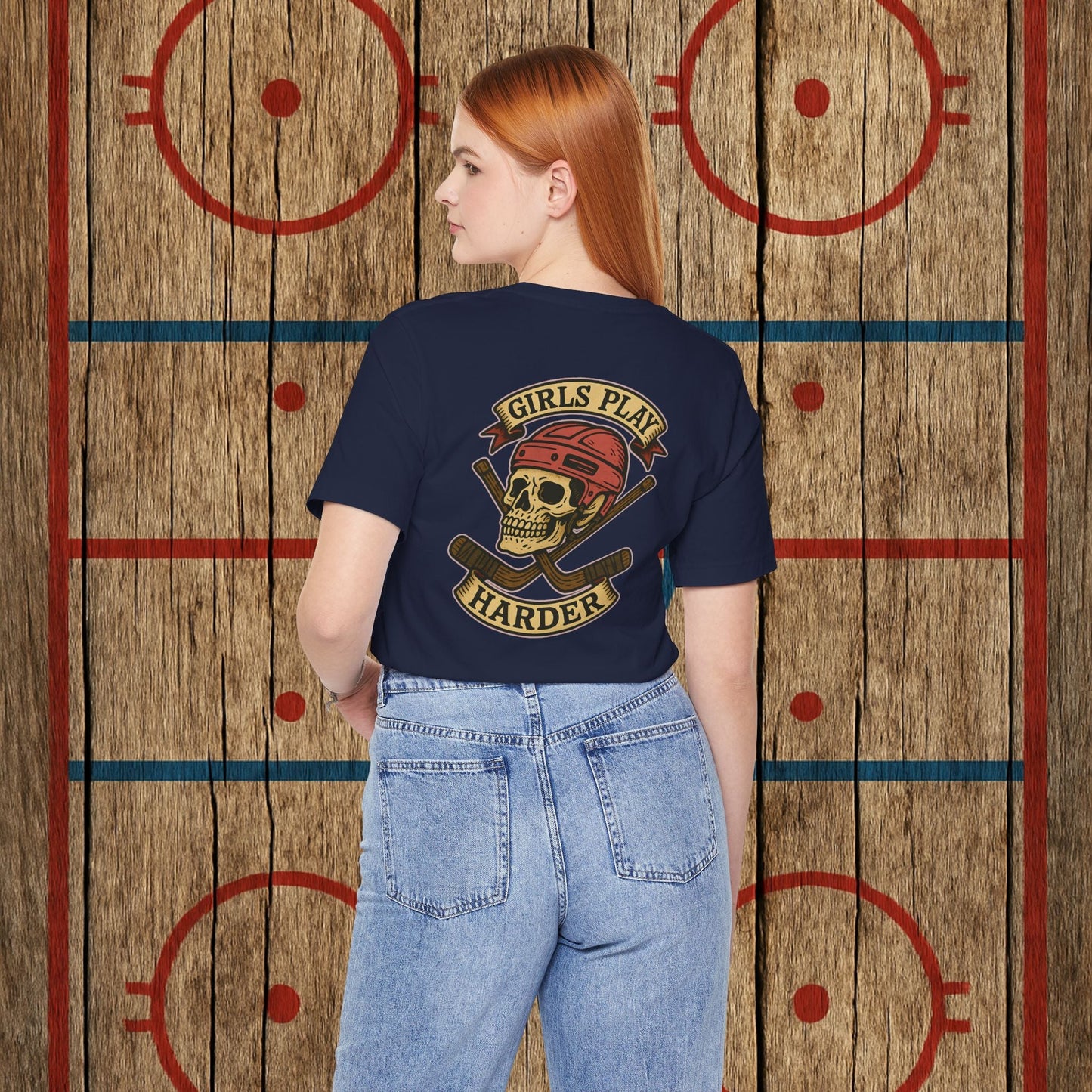 “Girls Play Harder” Adult Tee