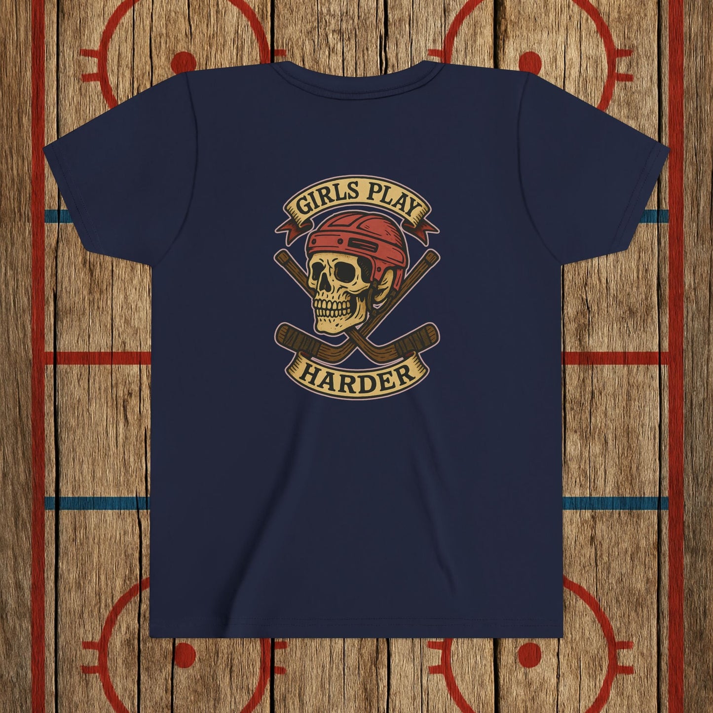 Youth "Girls Play Harder” Tee
