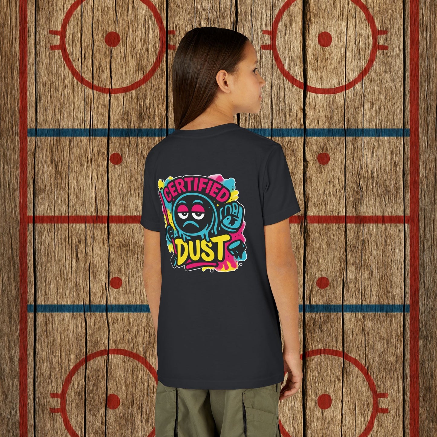 Certified Dust Youth Tee – Built for the Rink Rats