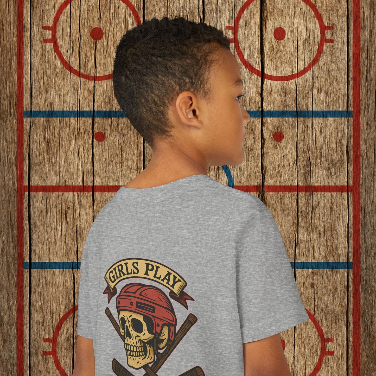 Youth "Girls Play Harder” Tee