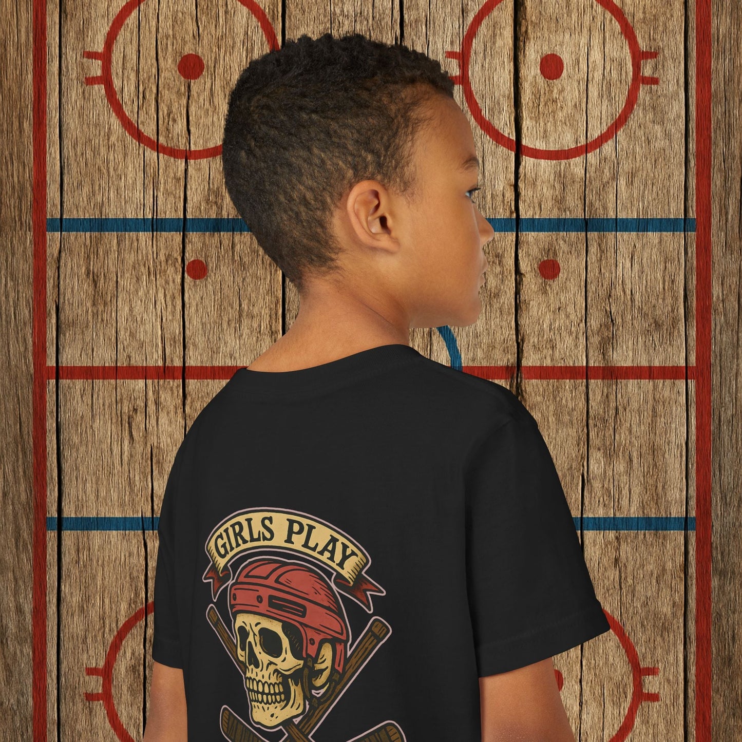 Youth "Girls Play Harder” Tee