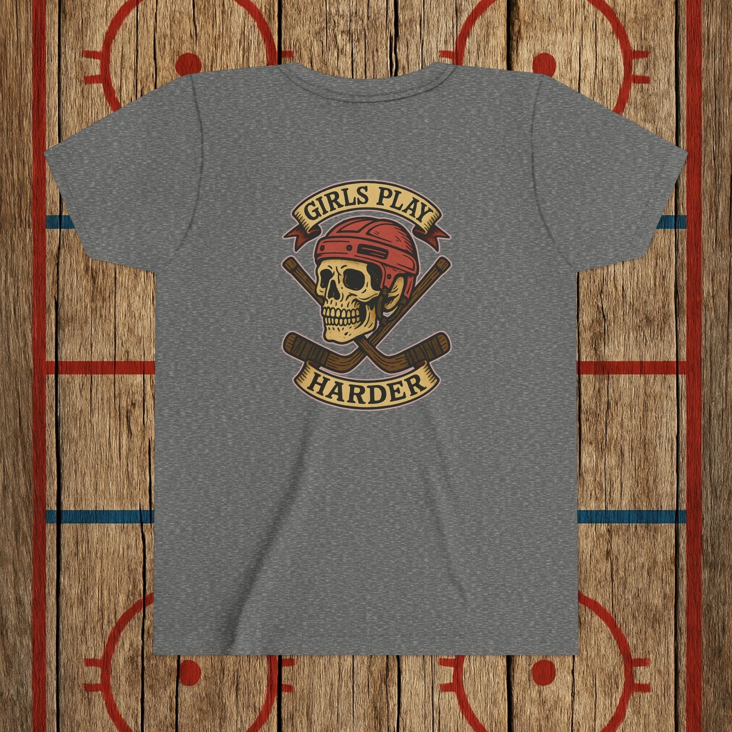 Youth "Girls Play Harder” Tee