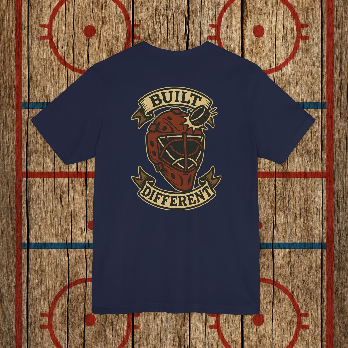 “Built Different” Adult Goalie Tee