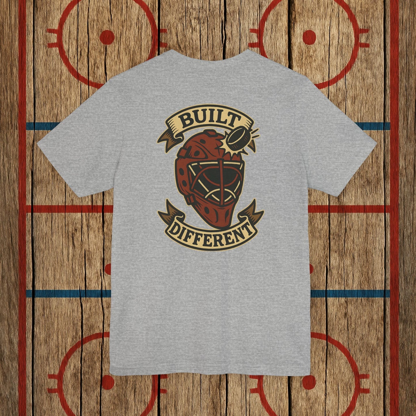“Built Different” Adult Goalie Tee