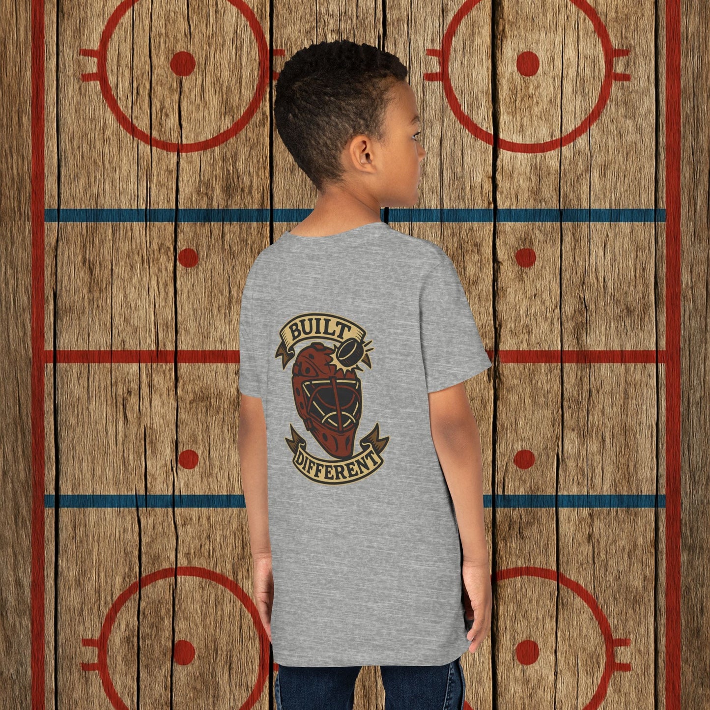 Youth “Built Different” Goalie Tee