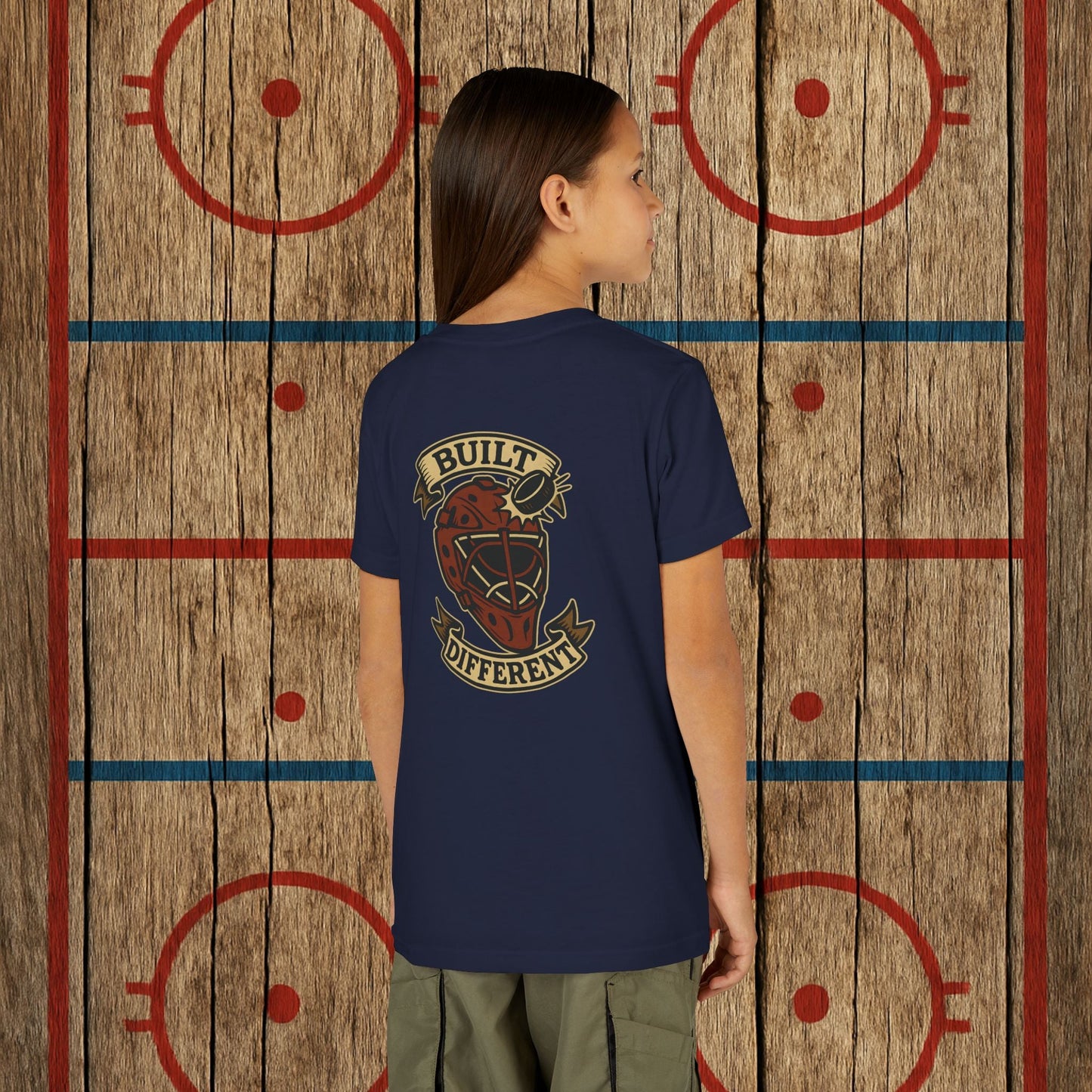 Youth “Built Different” Goalie Tee