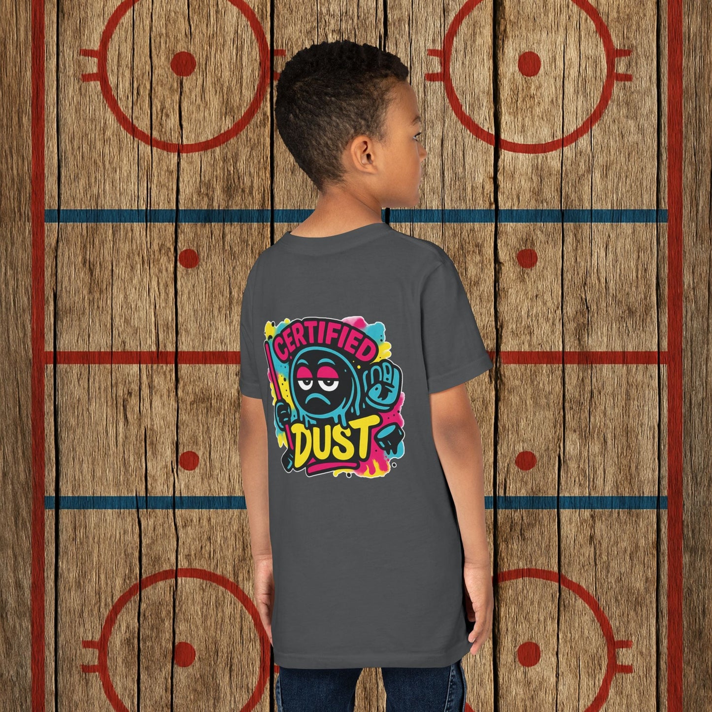Certified Dust Youth Tee – Built for the Rink Rats