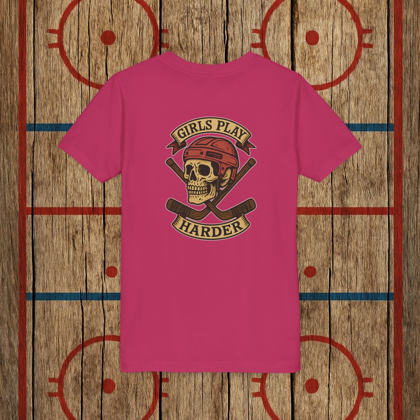 Youth "Girls Play Harder” Tee