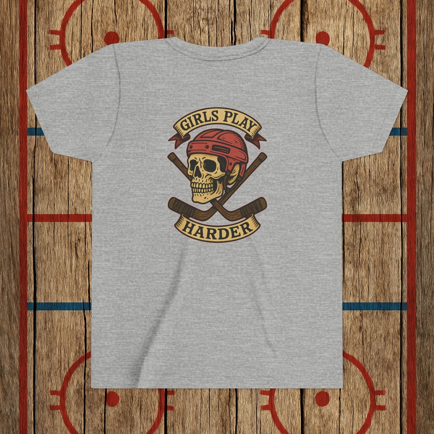 Youth "Girls Play Harder” Tee