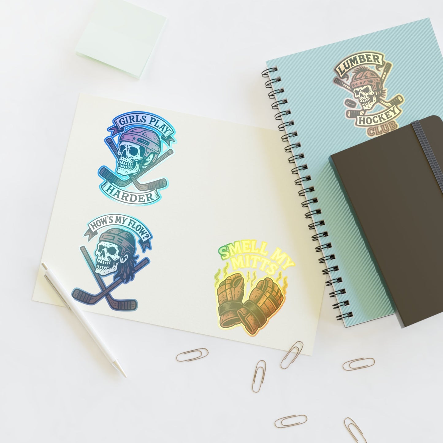 Lumber Hockey OG sticker sheet