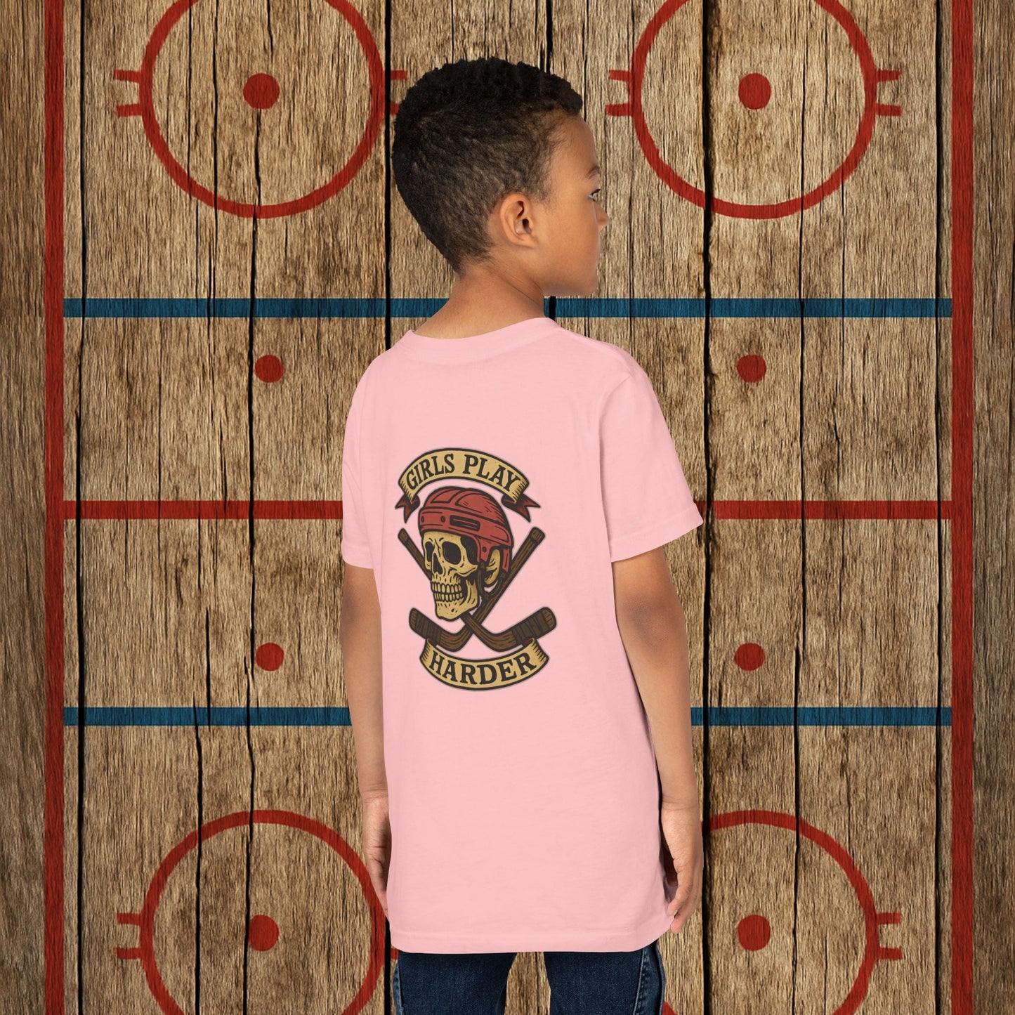 Youth "Girls Play Harder” Tee