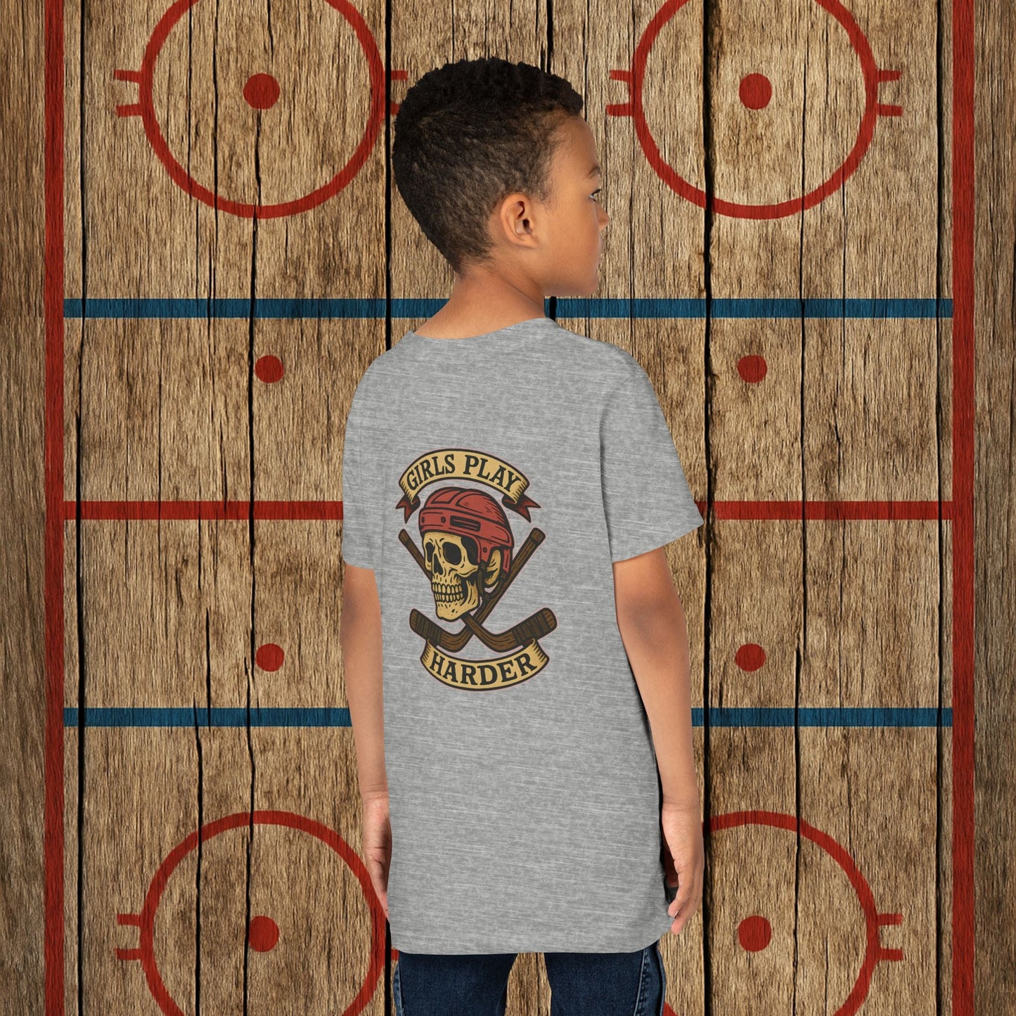 Youth "Girls Play Harder” Tee
