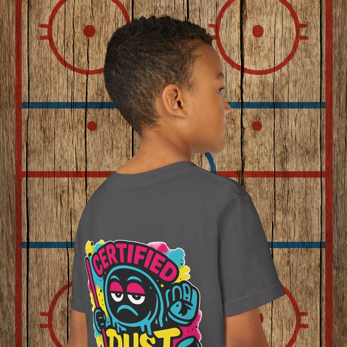 Certified Dust Youth Tee – Built for the Rink Rats
