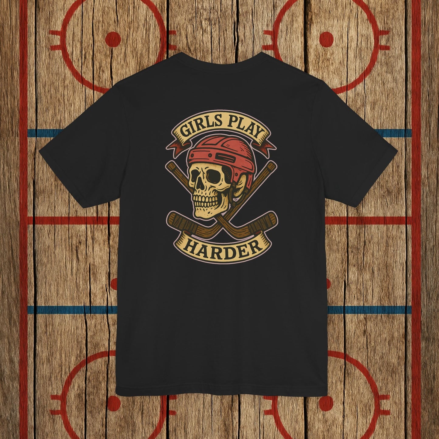 “Girls Play Harder” Adult Tee