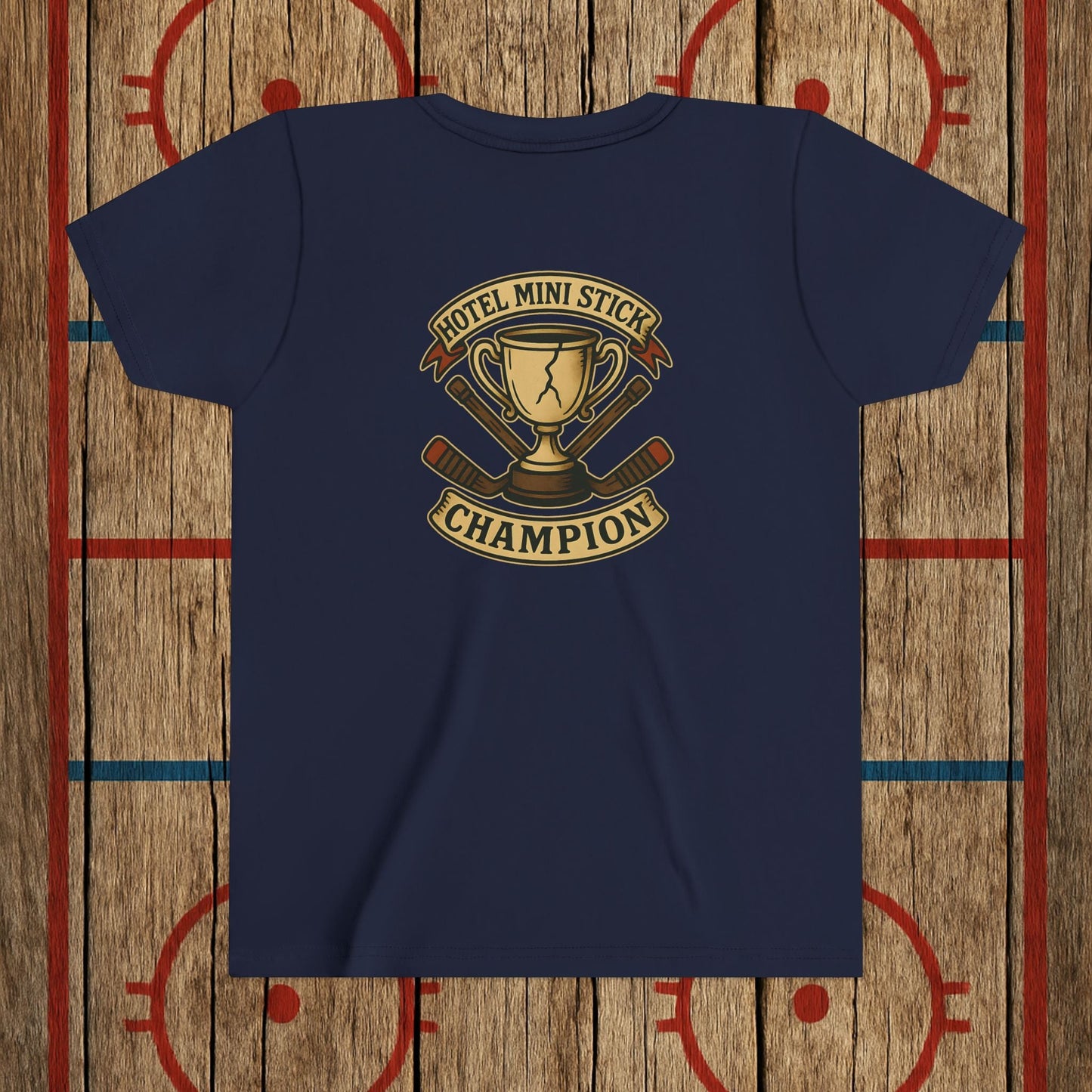 Youth “Hotel Mini Stick Champion” Tee