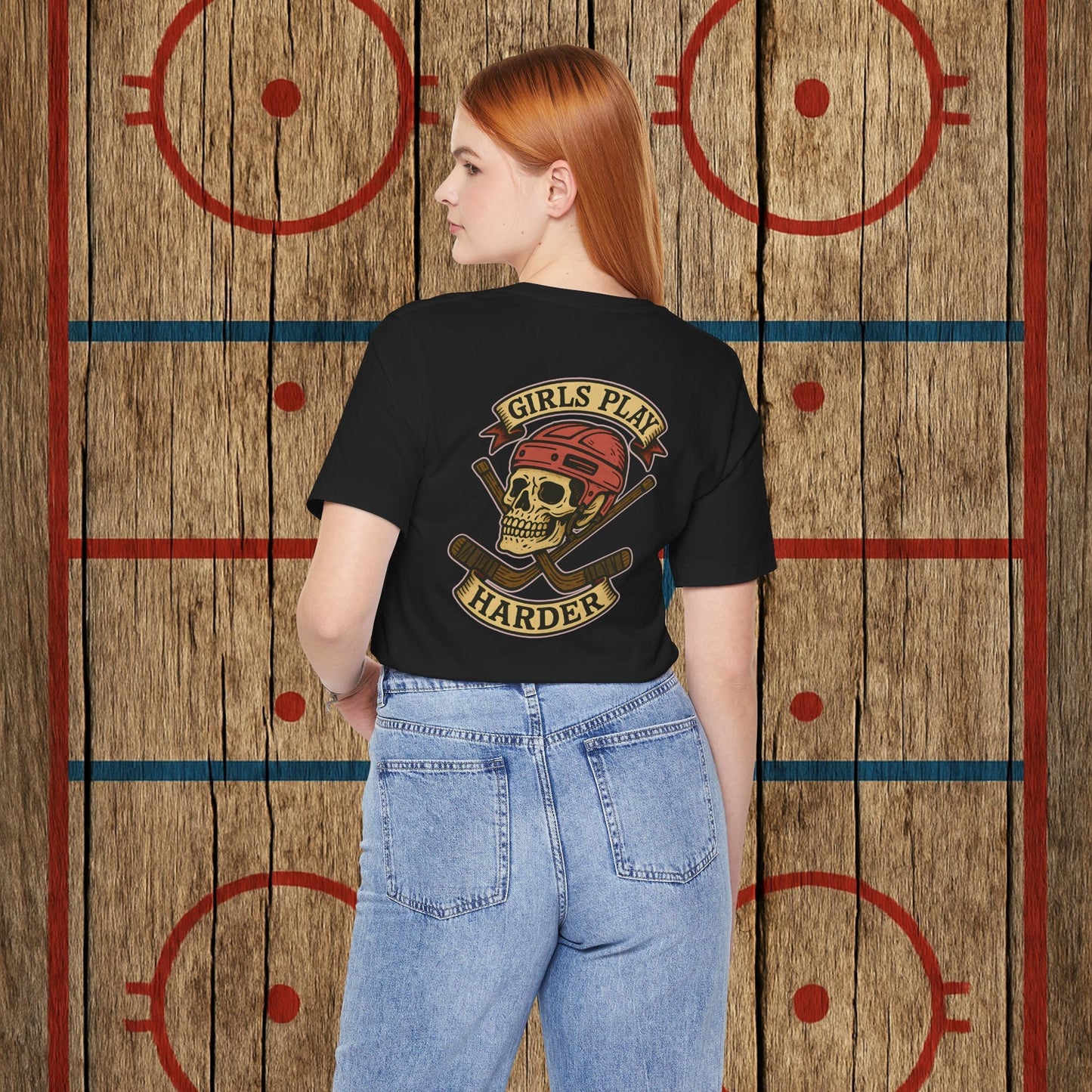 “Girls Play Harder” Adult Tee