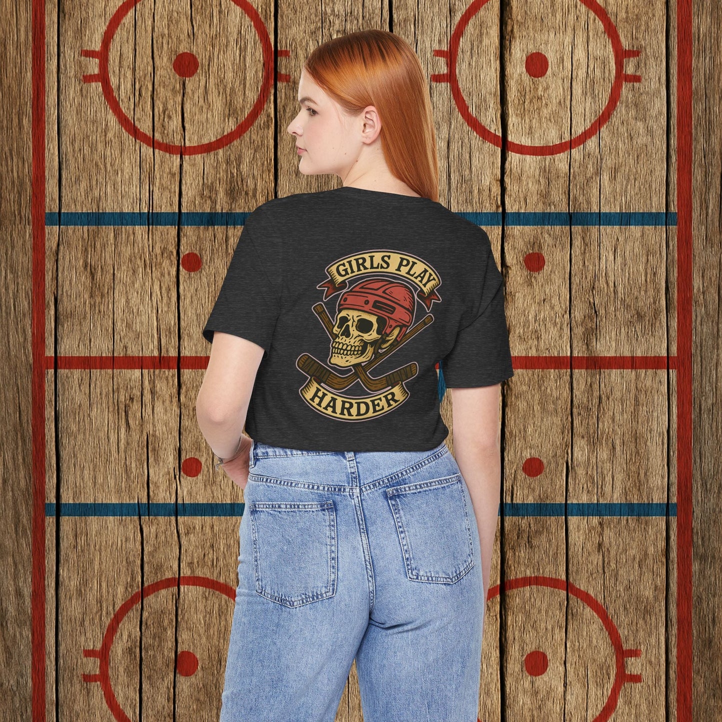 “Girls Play Harder” Adult Tee