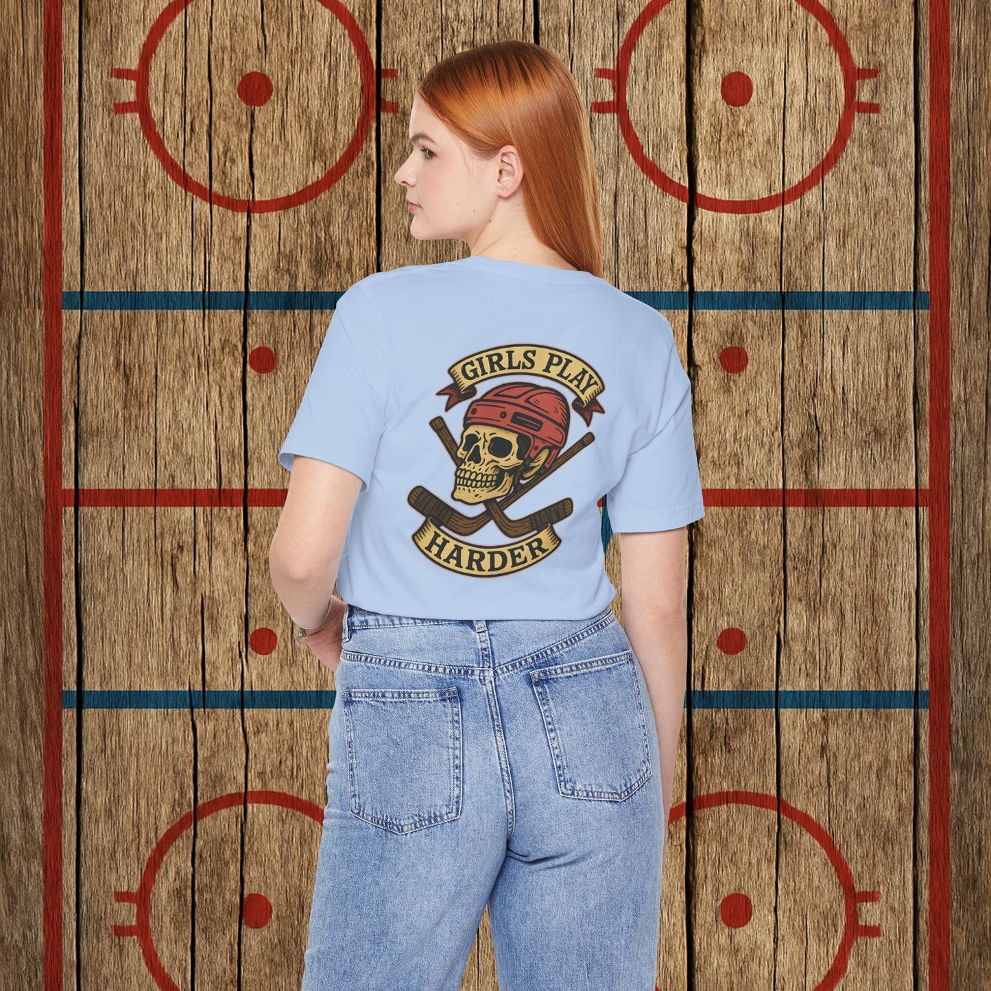 “Girls Play Harder” Adult Tee