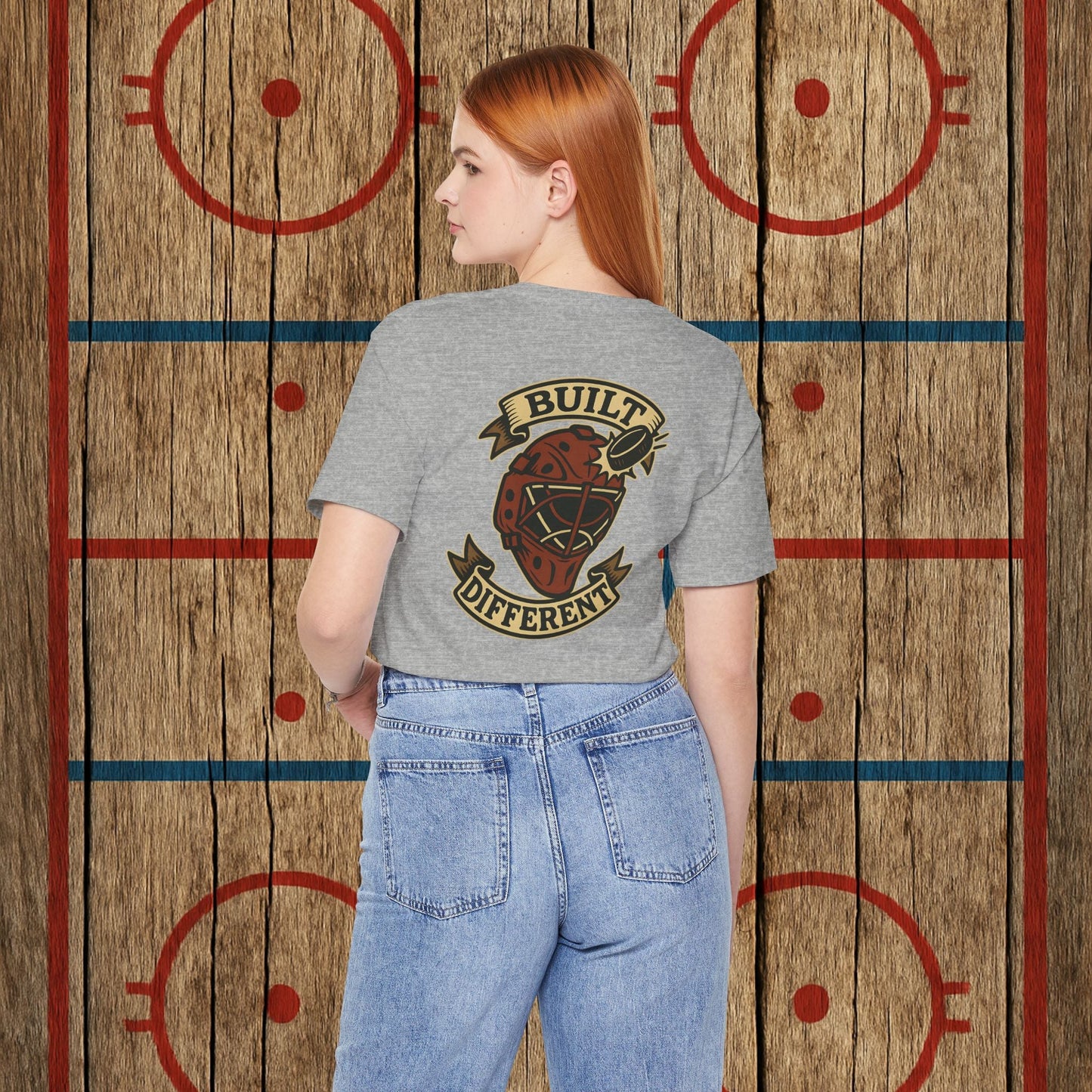 “Built Different” Adult Goalie Tee