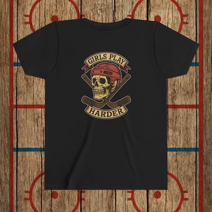 Youth "Girls Play Harder” Tee