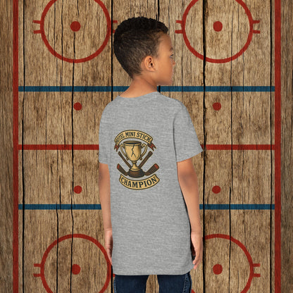 Youth “Hotel Mini Stick Champion” Tee