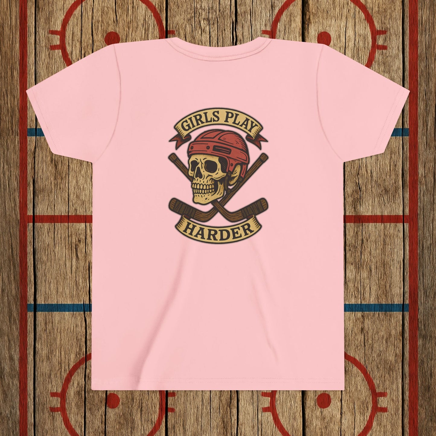 Youth "Girls Play Harder” Tee