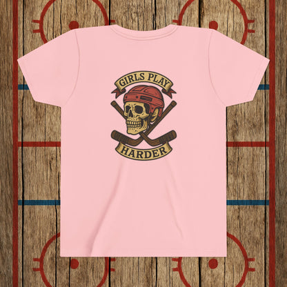 Youth "Girls Play Harder” Tee