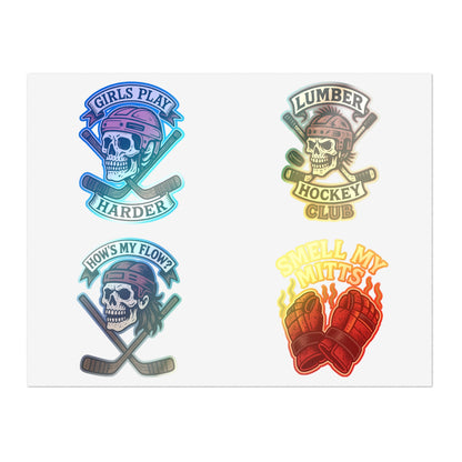 Lumber Hockey OG sticker sheet
