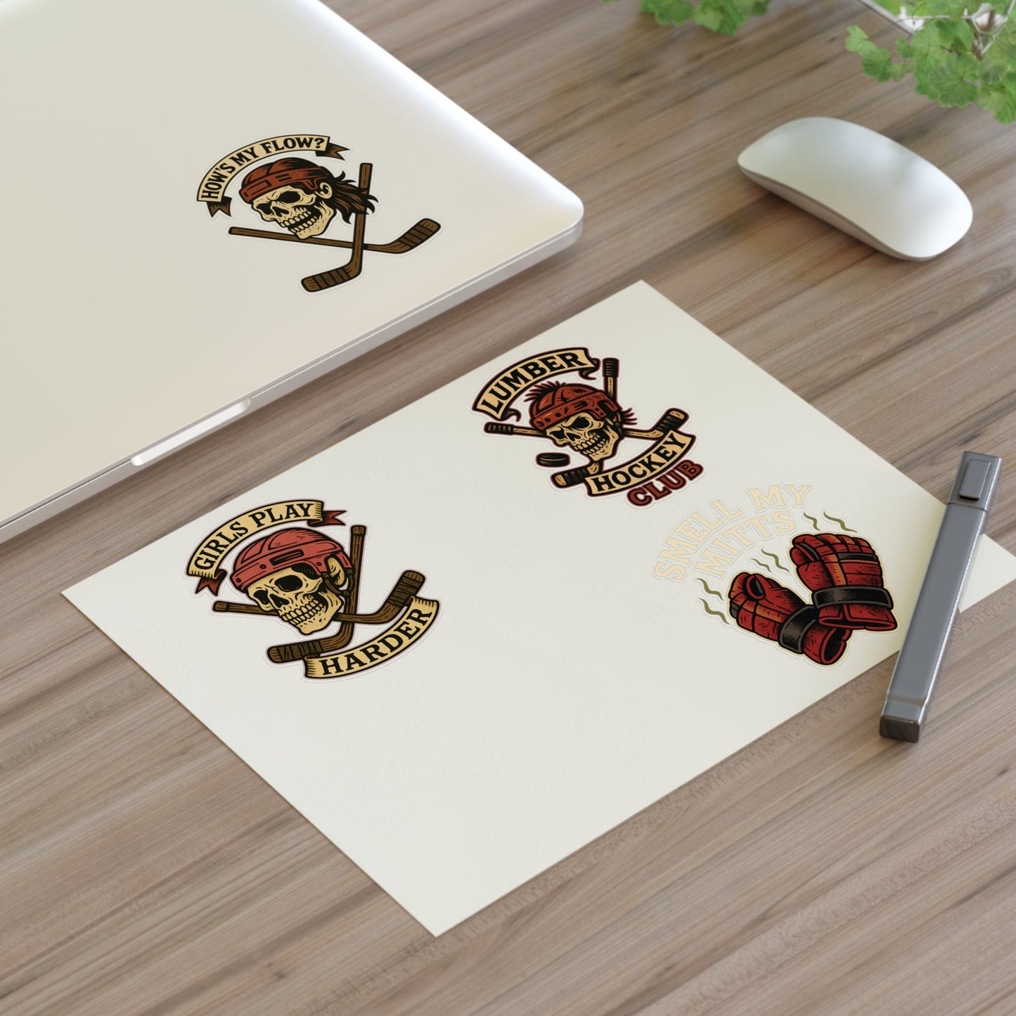 Lumber Hockey OG sticker sheet