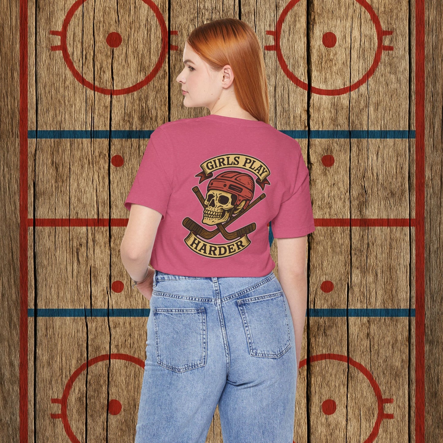 “Girls Play Harder” Adult Tee