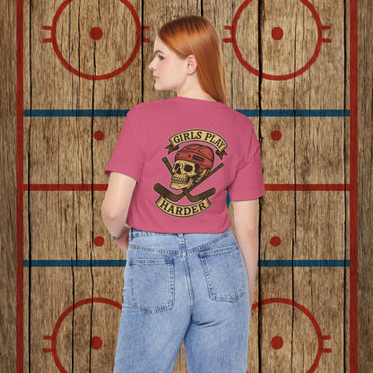 “Girls Play Harder” Adult Tee