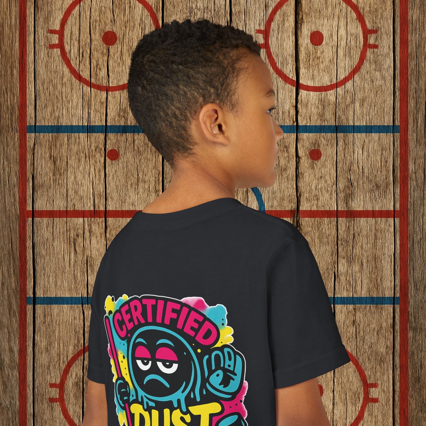 Certified Dust Youth Tee – Built for the Rink Rats