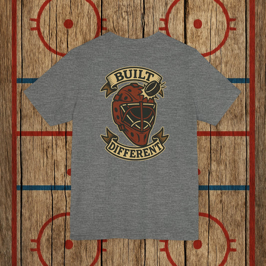 “Built Different” Adult Goalie Tee