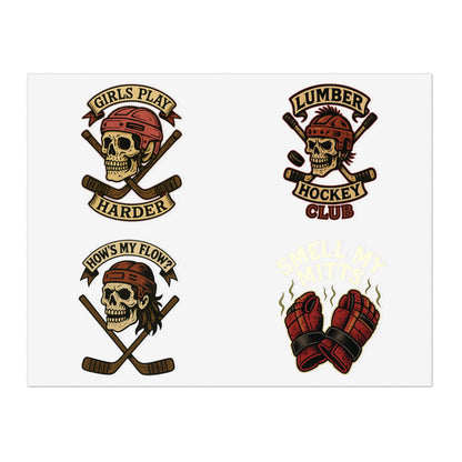 Lumber Hockey OG sticker sheet