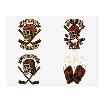 Lumber Hockey OG sticker sheet