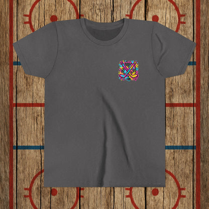 Youth Top Cheddar Hockey T-Shirt – Funny Kids Hockey Shirt for Snipers and Rink Rats